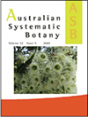 AUSTRALIAN SYSTEMATIC BOTANY雜志封面